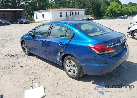 2013 Honda Civic Lx z USA, uszkodzony, nr VIN 19XFB2F57DE010119